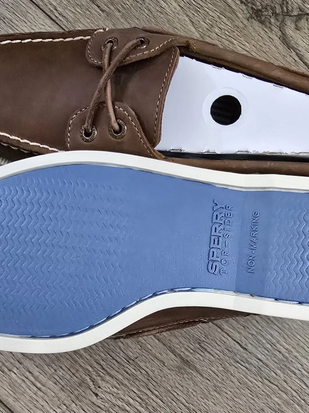 Sperry Brown Leather Two-Eye Classic Boat Shoes
